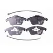 Jeu de 4 plaquettes de frein avant HELLA PAGID 8DB 355 013-731 - Visuel 1