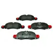 Jeu de 4 plaquettes de frein avant HELLA PAGID 8DB 355 013-801 - Visuel 1