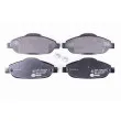 Jeu de 4 plaquettes de frein avant HELLA PAGID 8DB 355 013-911 - Visuel 1