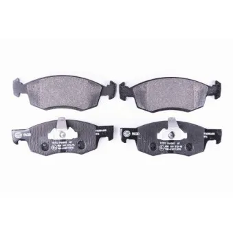 Jeu de 4 plaquettes de frein avant HELLA PAGID 8DB 355 013-951