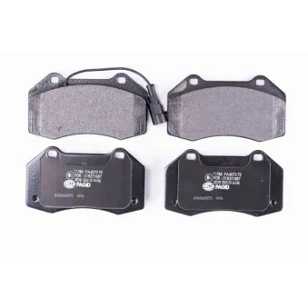 Jeu de 4 plaquettes de frein avant HELLA PAGID 8DB 355 014-061