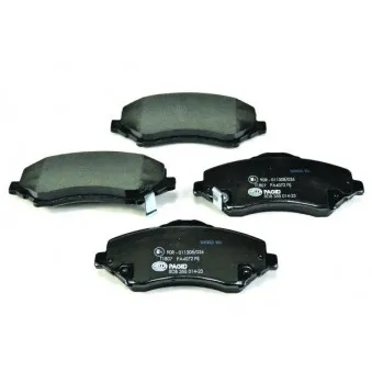 Jeu de 4 plaquettes de frein avant HELLA PAGID 8DB 355 014-231