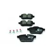 Jeu de 4 plaquettes de frein arrière HELLA PAGID 8DB 355 014-621 - Visuel 1