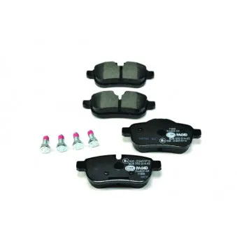 Jeu de 4 plaquettes de frein arrière HELLA PAGID 8DB 355 014-621