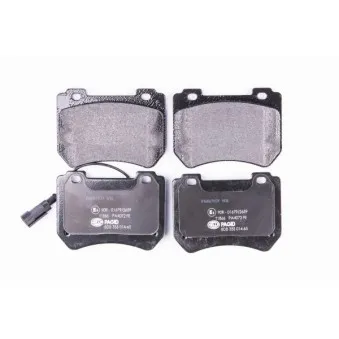 Jeu de 4 plaquettes de frein avant HELLA PAGID 8DB 355 014-651
