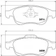 Jeu de 4 plaquettes de frein avant HELLA PAGID 8DB 355 014-791 - Visuel 2
