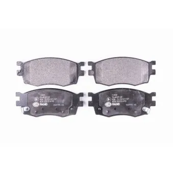 Jeu de 4 plaquettes de frein avant HELLA PAGID 8DB 355 014-921
