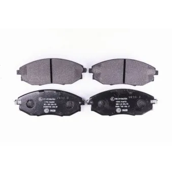 Jeu de 4 plaquettes de frein avant HELLA PAGID 8DB 355 014-931
