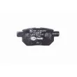 Jeu de 4 plaquettes de frein arrière HELLA PAGID 8DB 355 014-991 - Visuel 3