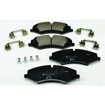 Jeu de 4 plaquettes de frein avant HELLA PAGID 8DB 355 015-081