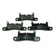 Jeu de 4 plaquettes de frein arrière HELLA PAGID 8DB 355 015-101 - Visuel 1