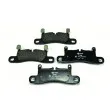 Jeu de 4 plaquettes de frein arrière HELLA PAGID 8DB 355 015-121 - Visuel 1
