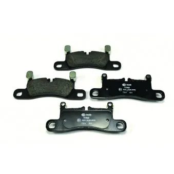 Jeu de 4 plaquettes de frein arrière HELLA PAGID 8DB 355 015-121