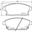 Jeu de 4 plaquettes de frein avant HELLA PAGID 8DB 355 015-241 - Visuel 2