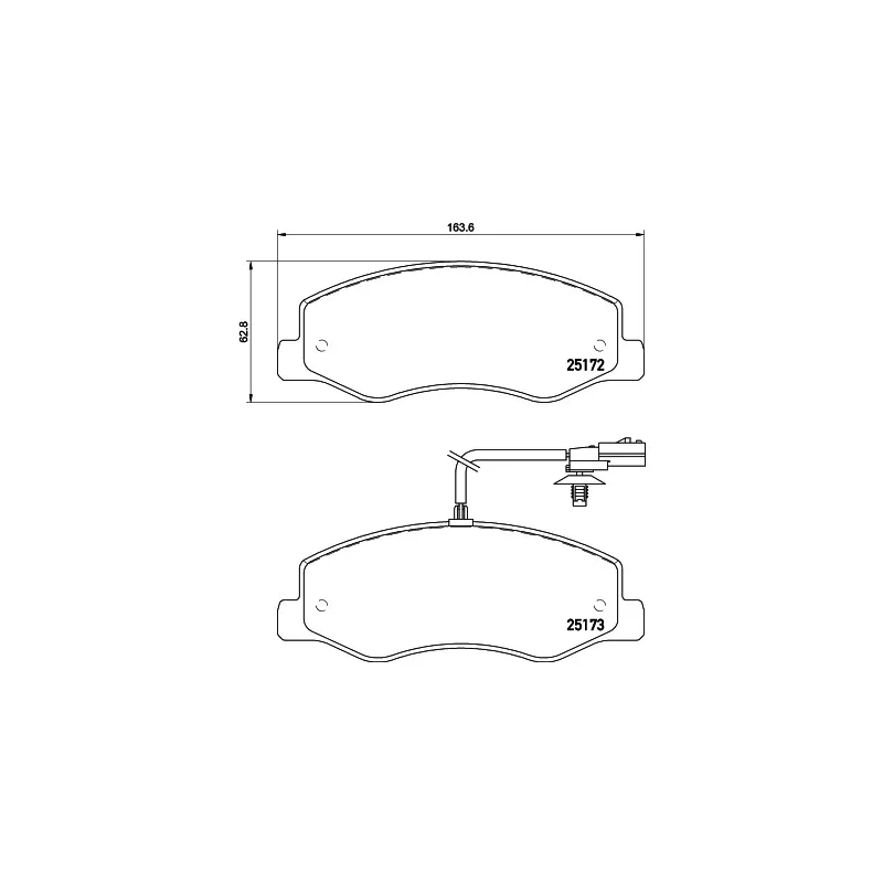 Jeu de 4 plaquettes de frein arrière HELLA PAGID 8DB 355 015-311