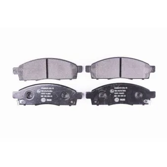 Jeu de 4 plaquettes de frein avant HELLA PAGID 8DB 355 015-321