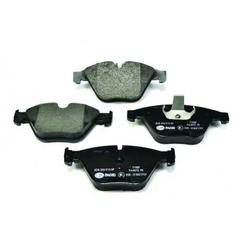 Jeu de 4 plaquettes de frein avant HELLA PAGID 8DB 355 015-391