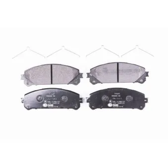 Jeu de 4 plaquettes de frein avant HELLA PAGID 8DB 355 015-461