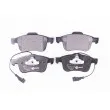 Jeu de 4 plaquettes de frein avant HELLA PAGID 8DB 355 015-531 - Visuel 1
