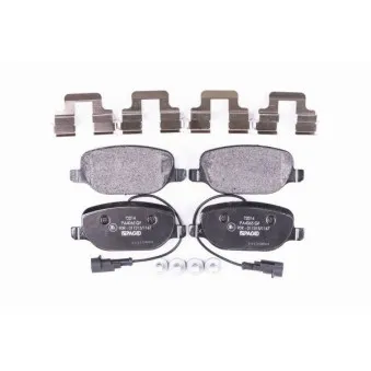 Jeu de 4 plaquettes de frein arrière HELLA PAGID 8DB 355 015-571