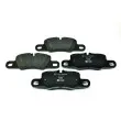 Jeu de 4 plaquettes de frein arrière HELLA PAGID 8DB 355 015-651 - Visuel 1