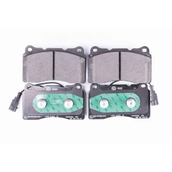 Jeu de 4 plaquettes de frein avant HELLA PAGID 8DB 355 015-681