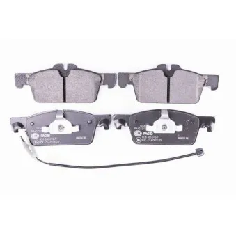 Jeu de 4 plaquettes de frein avant HELLA PAGID 8DB 355 015-711