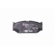 Jeu de 4 plaquettes de frein avant HELLA PAGID 8DB 355 015-751 - Visuel 3