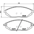 Jeu de 4 plaquettes de frein avant HELLA PAGID 8DB 355 015-771 - Visuel 2