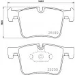Jeu de 4 plaquettes de frein avant HELLA PAGID 8DB 355 015-781 - Visuel 2