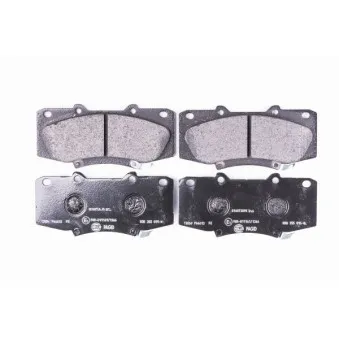 Jeu de 4 plaquettes de frein avant HELLA PAGID 8DB 355 015-821