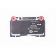 Jeu de 4 plaquettes de frein avant HELLA PAGID 8DB 355 015-891 - Visuel 3