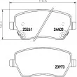 Jeu de 4 plaquettes de frein avant HELLA PAGID 8DB 355 015-981 - Visuel 2