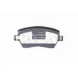 Jeu de 4 plaquettes de frein avant HELLA PAGID 8DB 355 015-981 - Visuel 3