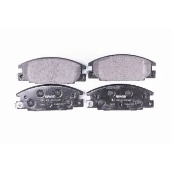 Jeu de 4 plaquettes de frein avant HELLA PAGID 8DB 355 016-341