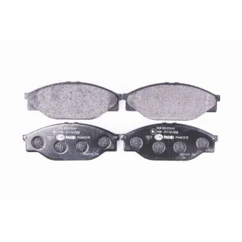Jeu de 4 plaquettes de frein avant HELLA PAGID 8DB 355 016-411