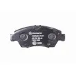 Jeu de 4 plaquettes de frein avant HELLA PAGID 8DB 355 016-461 - Visuel 3