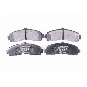 Jeu de 4 plaquettes de frein avant HELLA PAGID 8DB 355 016-501