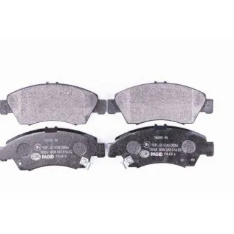 Jeu de 4 plaquettes de frein avant HELLA PAGID 8DB 355 016-521