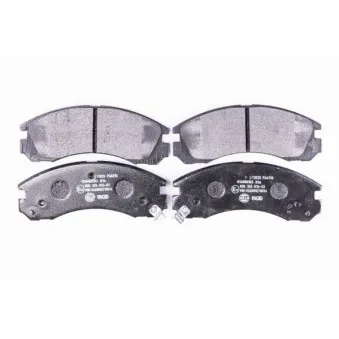 Jeu de 4 plaquettes de frein avant HELLA PAGID 8DB 355 016-531