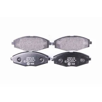 Jeu de 4 plaquettes de frein avant HELLA PAGID 8DB 355 017-021
