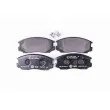 Jeu de 4 plaquettes de frein avant HELLA PAGID 8DB 355 017-161 - Visuel 1