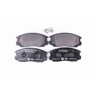 Jeu de 4 plaquettes de frein avant HELLA PAGID 8DB 355 017-161