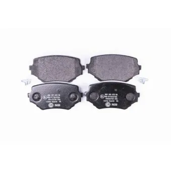 Jeu de 4 plaquettes de frein avant HELLA PAGID 8DB 355 017-181
