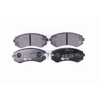 Jeu de 4 plaquettes de frein avant HELLA PAGID 8DB 355 017-201