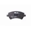 Jeu de 4 plaquettes de frein avant HELLA PAGID 8DB 355 017-241 - Visuel 3
