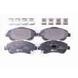 Jeu de 4 plaquettes de frein avant HELLA PAGID 8DB 355 017-321 - Visuel 1