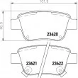 Jeu de 4 plaquettes de frein arrière HELLA PAGID 8DB 355 017-331 - Visuel 2