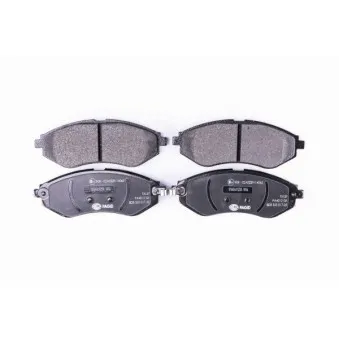 Jeu de 4 plaquettes de frein avant HELLA PAGID 8DB 355 017-351