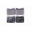 Jeu de 4 plaquettes de frein avant HELLA PAGID 8DB 355 017-461 - Visuel 1